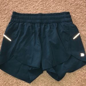Teal Running Shorts